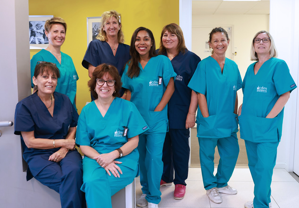 Centre dentaire de Marseille à Aubagne, équipe des docteurs et assistantes dentaires